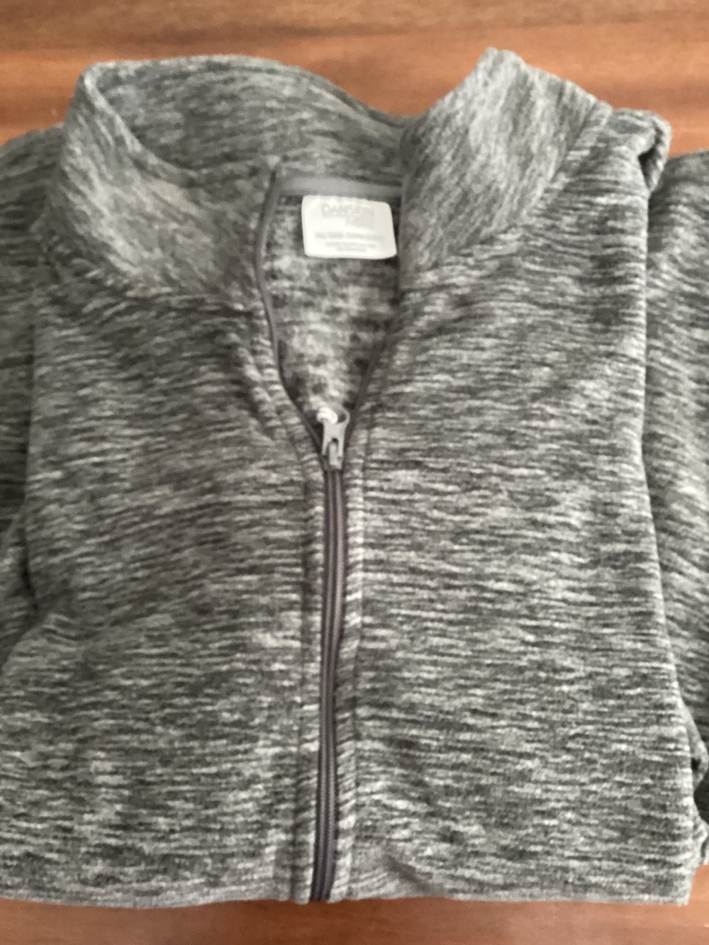 Danskin Now Ladies Gray Full Zip Long Sleeve Jacket Size 3X